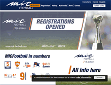 Tablet Screenshot of micfootball.com